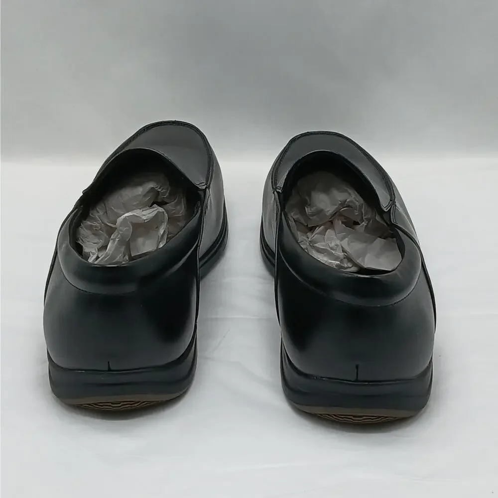 Giorgio Brutini Abrams Mens Dress Shoes 9.5 Black Leather Slip On Memory Foam - Picture 7 of 11